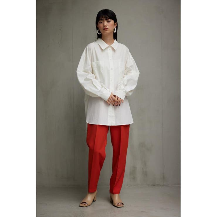 リラテックコットンルーズシャツ | AZUL BY MOUSSY | 詳細画像4 