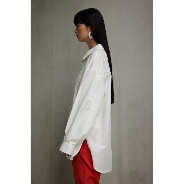 リラテックコットンルーズシャツ | AZUL BY MOUSSY | 詳細画像6 