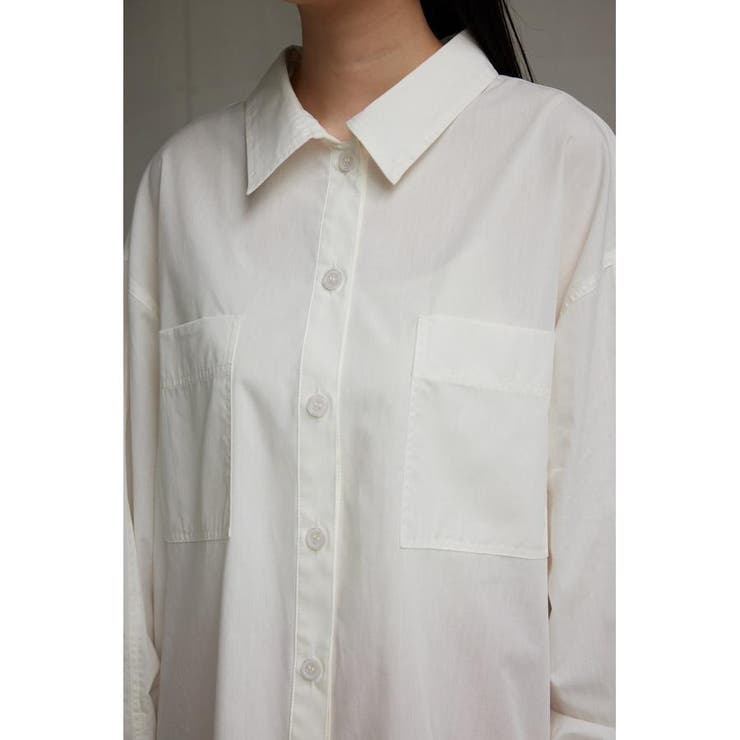 リラテックコットンルーズシャツ | AZUL BY MOUSSY | 詳細画像8 