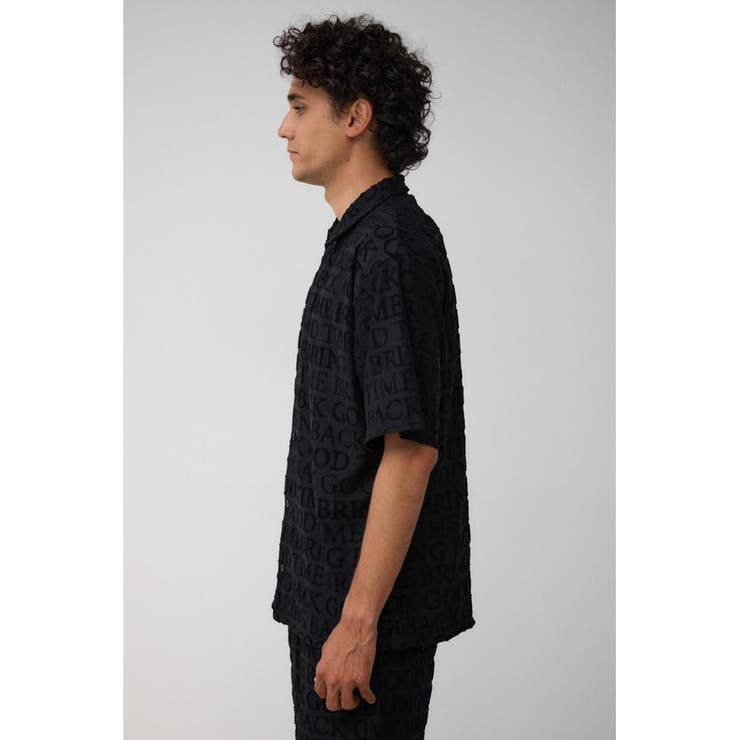 総柄パイルジャガードシャツ | AZUL BY MOUSSY | 詳細画像15 