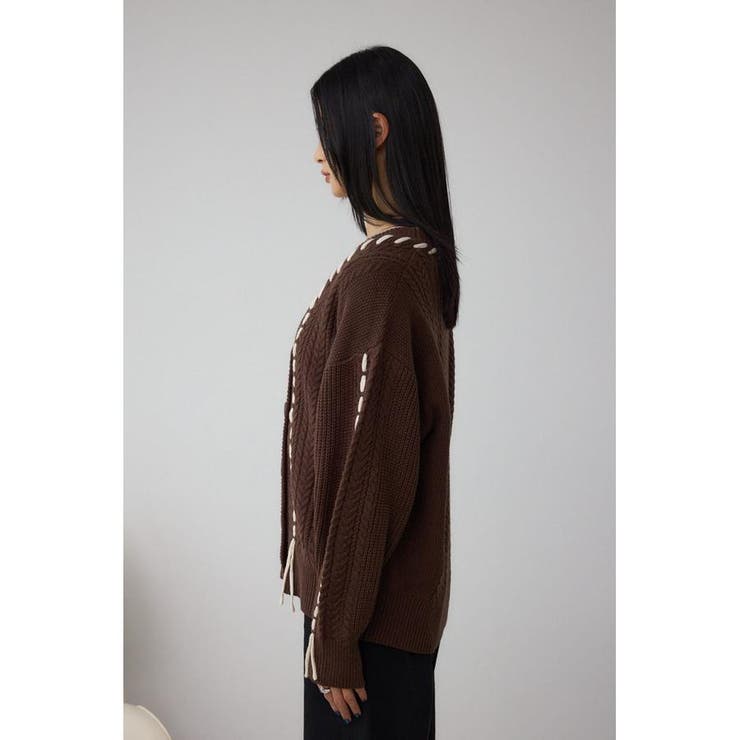 ステッチデザインカーディガン | AZUL BY MOUSSY | 詳細画像26 