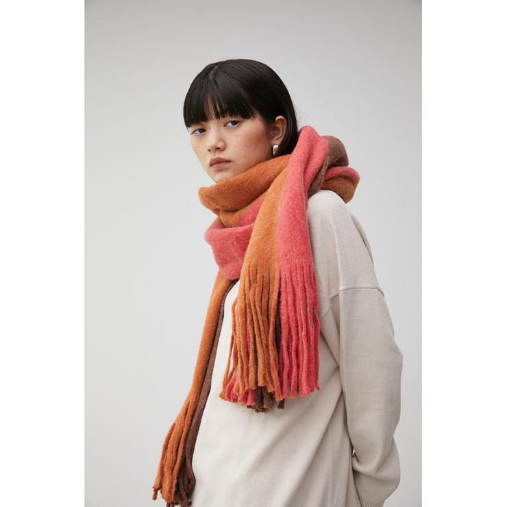 KNIT FRINGE STOLE[品番：AZLW0020334]｜AZUL BY MOUSSY（アズールバイ