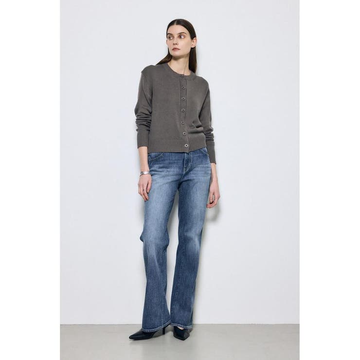 リネンタッチクルーネックニットカーディガン | AZUL BY MOUSSY | 詳細画像16 