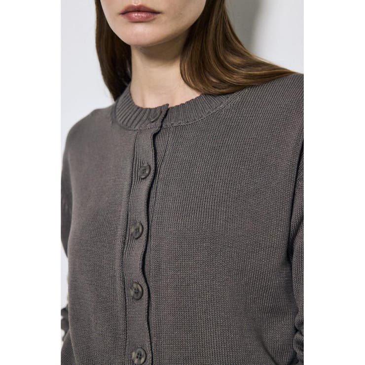 リネンタッチクルーネックニットカーディガン | AZUL BY MOUSSY | 詳細画像17 