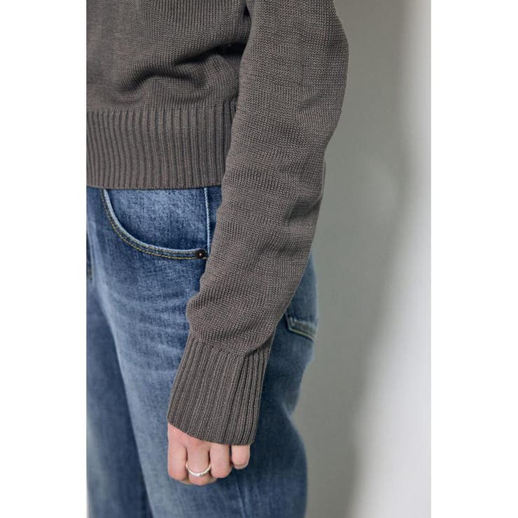 リネンタッチクルーネックニットカーディガン | AZUL BY MOUSSY | 詳細画像19 