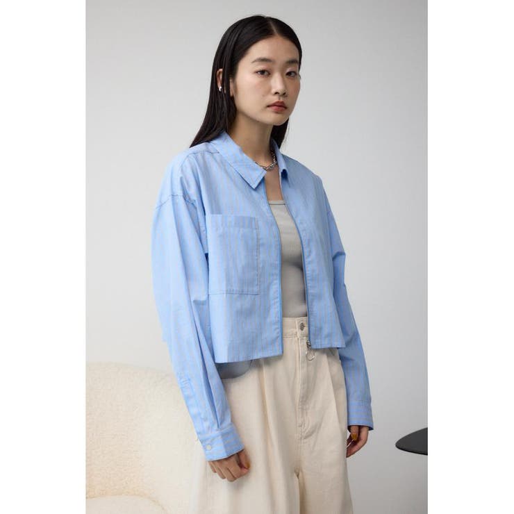 ロゴプリントショートシャツ | AZUL BY MOUSSY | 詳細画像15 