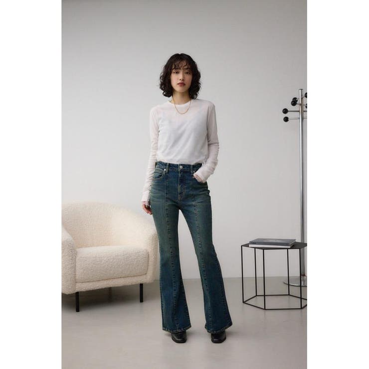 AZUL DENIM オーバーダイ切替フレアデニム | AZUL BY MOUSSY | 詳細画像14 