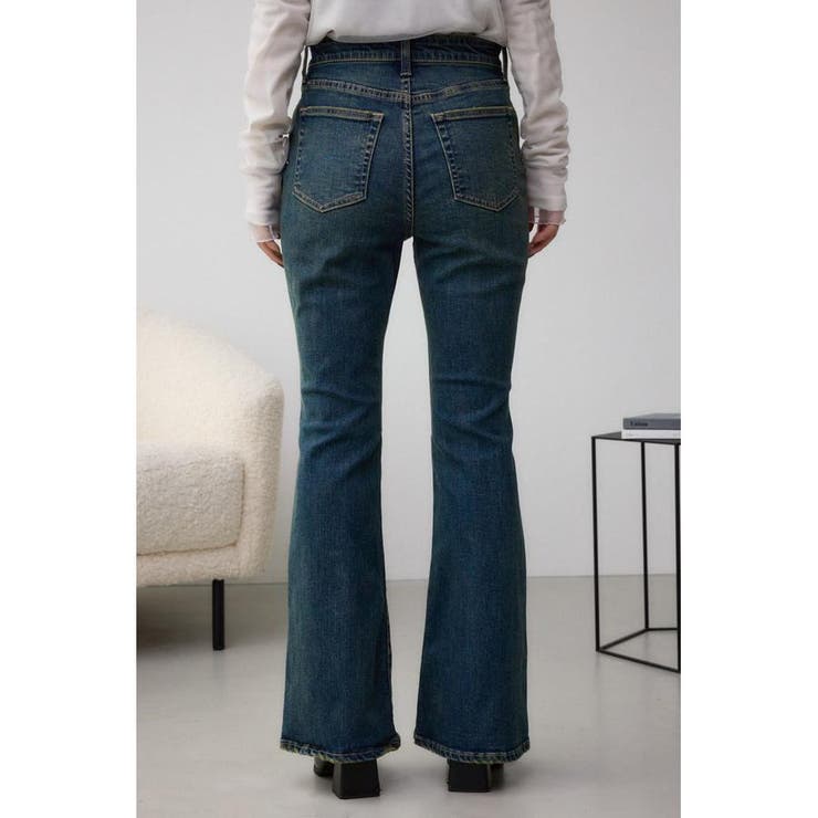 AZUL DENIM オーバーダイ切替フレアデニム | AZUL BY MOUSSY | 詳細画像18 