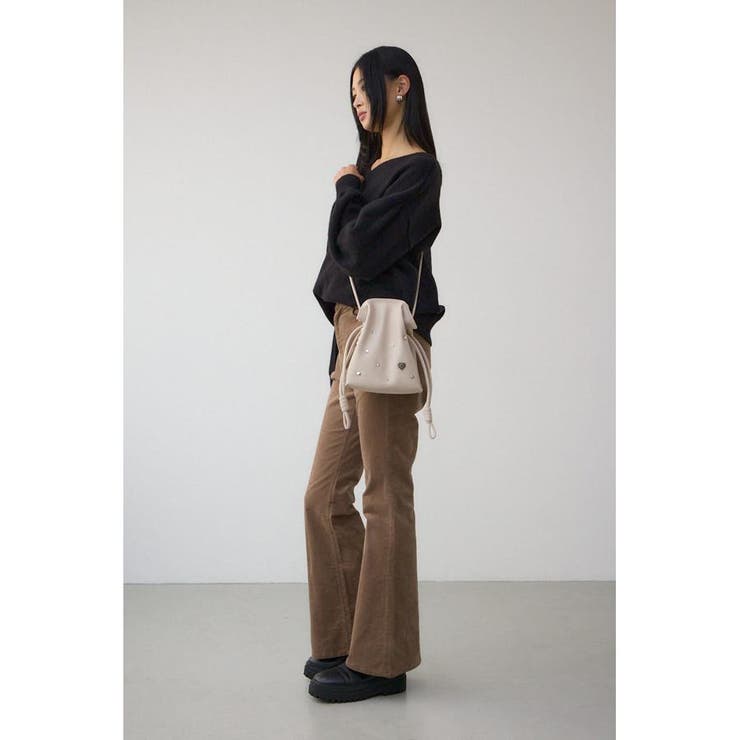 モチーフスタッズドローストリングバッグ | AZUL BY MOUSSY | 詳細画像26 