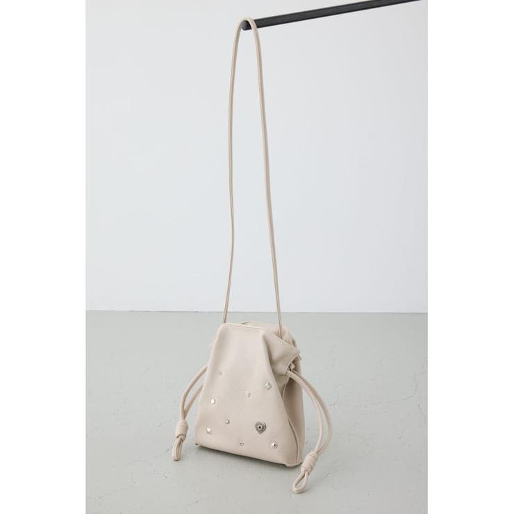 モチーフスタッズドローストリングバッグ | AZUL BY MOUSSY | 詳細画像26 