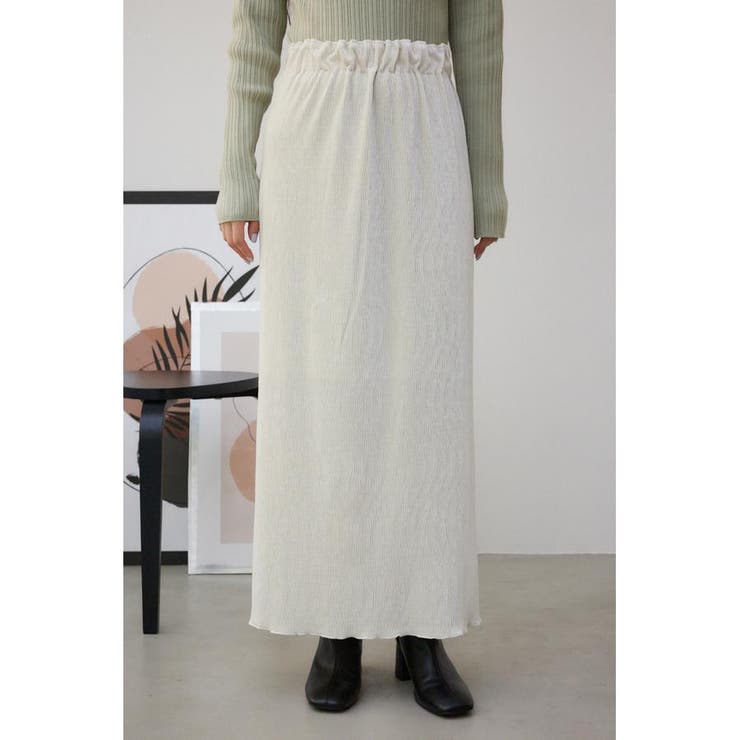 ベロアナロースカート | AZUL BY MOUSSY | 詳細画像4 