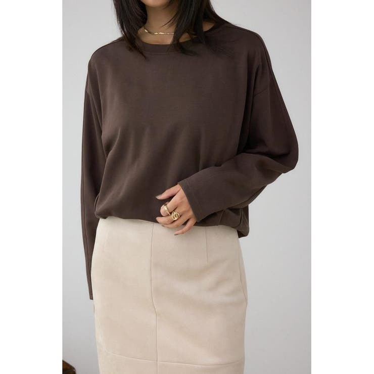 BRN | コクーンカットロングスリーブトップス | AZUL BY MOUSSY