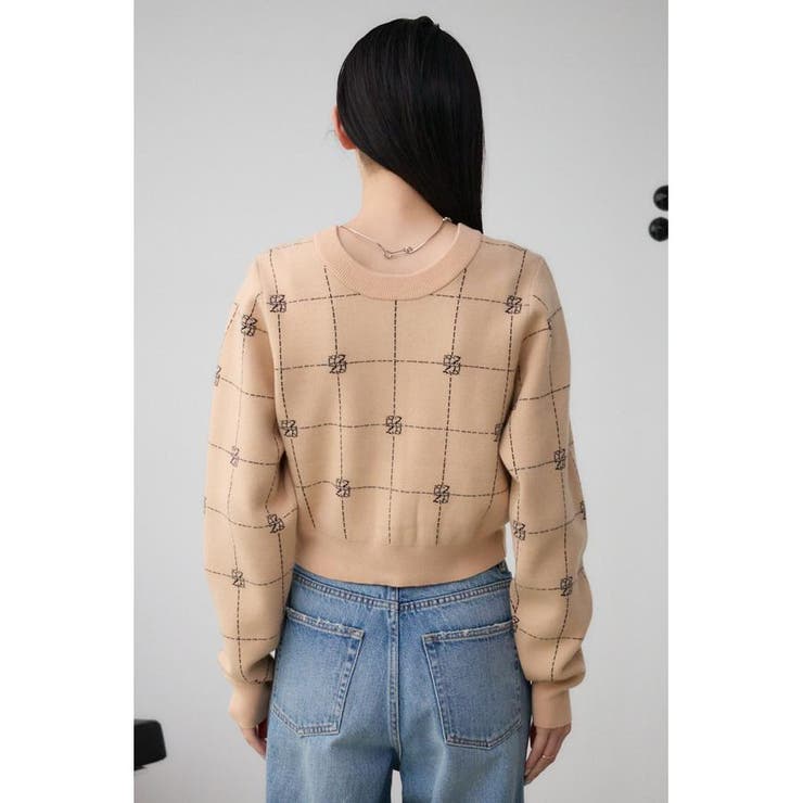 2WAYAZジャガードニットカーディガン | AZUL BY MOUSSY | 詳細画像19 