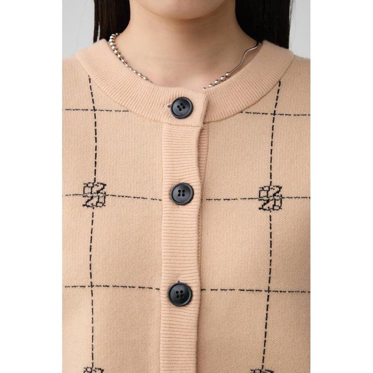 2WAYAZジャガードニットカーディガン | AZUL BY MOUSSY | 詳細画像20 