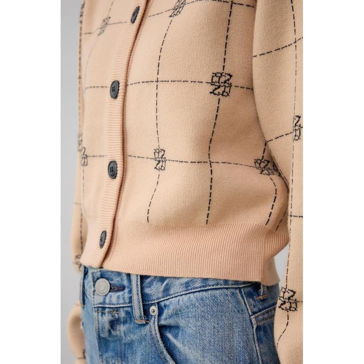 2WAYAZジャガードニットカーディガン | AZUL BY MOUSSY | 詳細画像23 