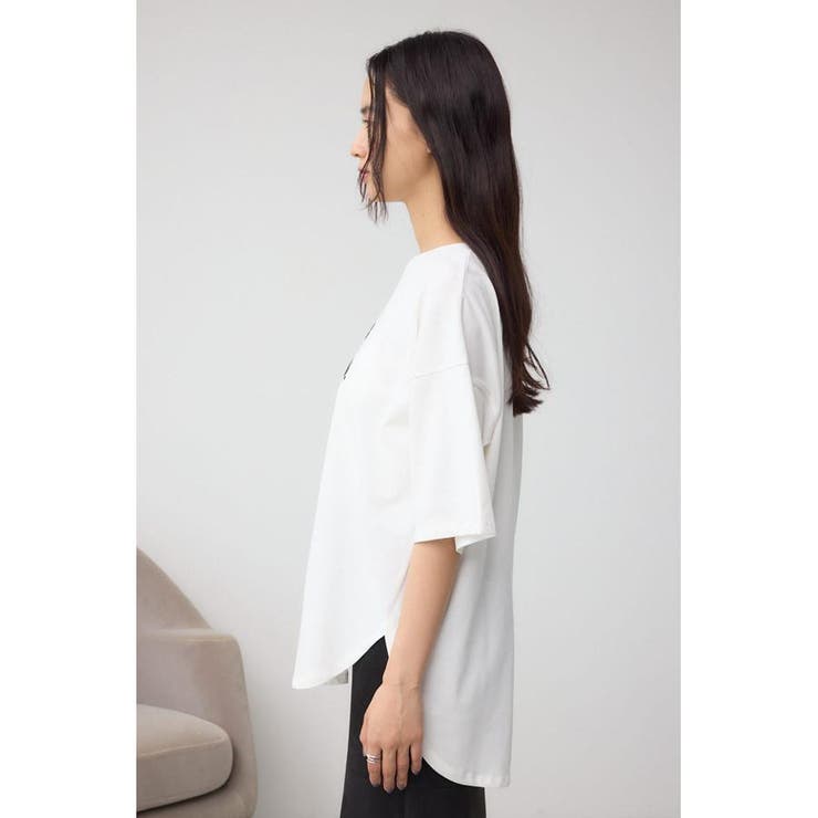 C/T冷感ラウンドヘムTシャツ | AZUL BY MOUSSY | 詳細画像6 