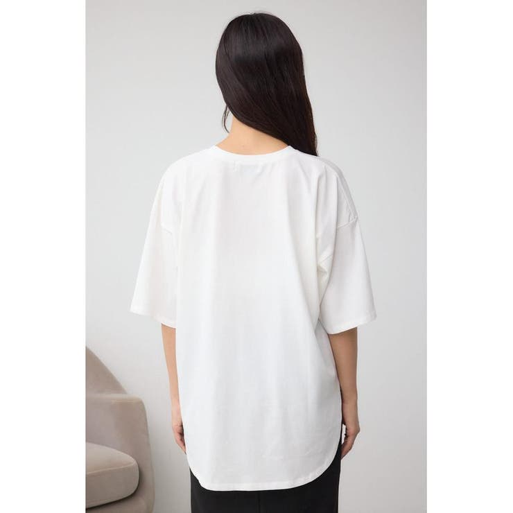 C/T冷感ラウンドヘムTシャツ | AZUL BY MOUSSY | 詳細画像7 