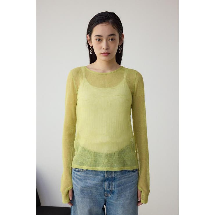 シュリンクチュールトップス | AZUL BY MOUSSY | 詳細画像15 