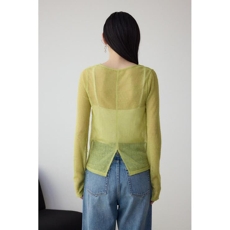 シュリンクチュールトップス | AZUL BY MOUSSY | 詳細画像18 