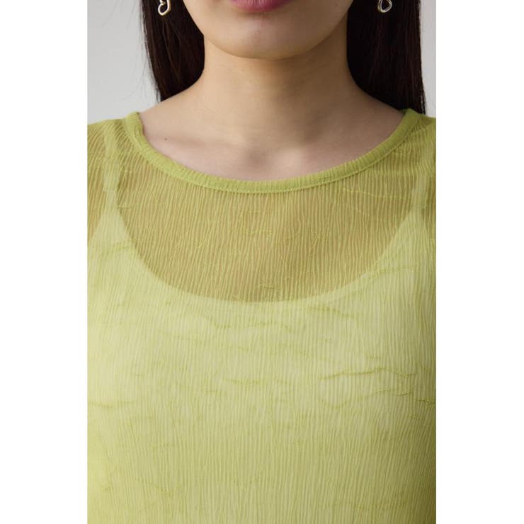 シュリンクチュールトップス | AZUL BY MOUSSY | 詳細画像18 