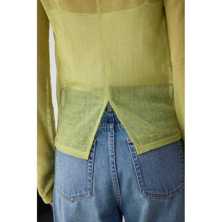 シュリンクチュールトップス | AZUL BY MOUSSY | 詳細画像19 