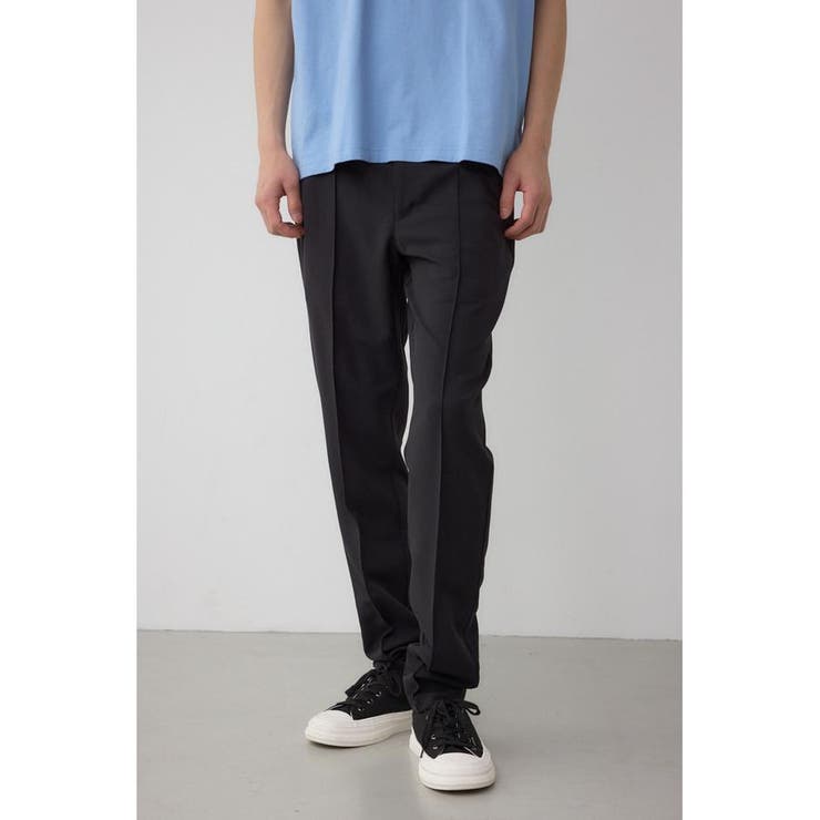 BLK | センタープリーツスリムスラックス | AZUL BY MOUSSY