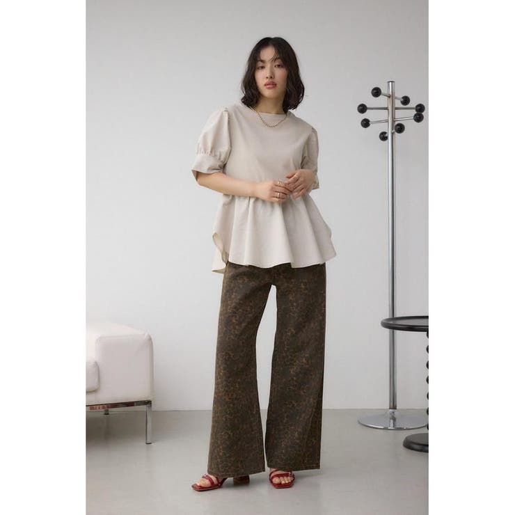 袖カフスペプラムトップス[品番：AZLW0023448]｜AZUL BY MOUSSY 