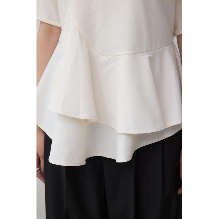 ペプラムカットフレアトップス | AZUL BY MOUSSY | 詳細画像10