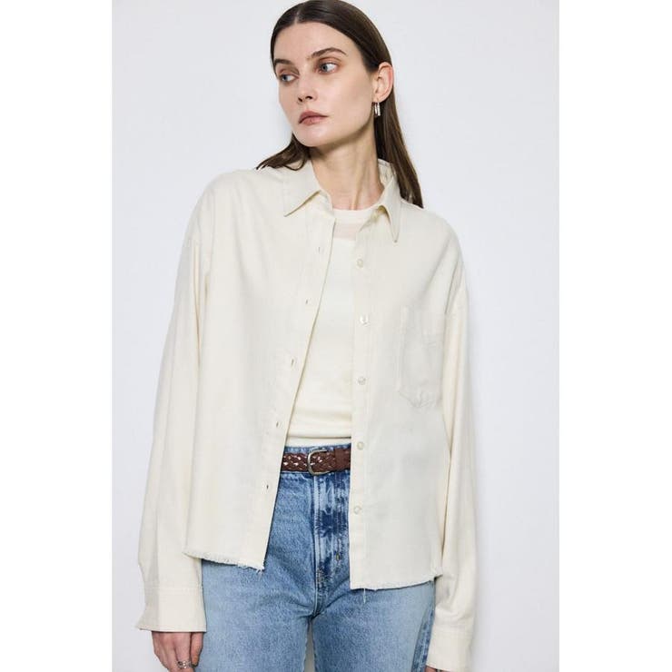 IVOY3 | アーバンチェックフリンジショートシャツ | AZUL BY MOUSSY