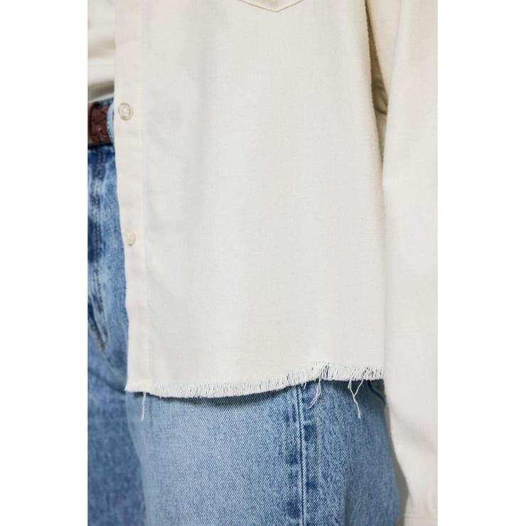 アーバンチェックフリンジショートシャツ | AZUL BY MOUSSY | 詳細画像7 