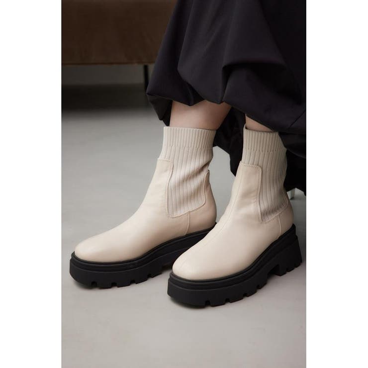 トラックソールソックスブーツ | AZUL BY MOUSSY | 詳細画像2 