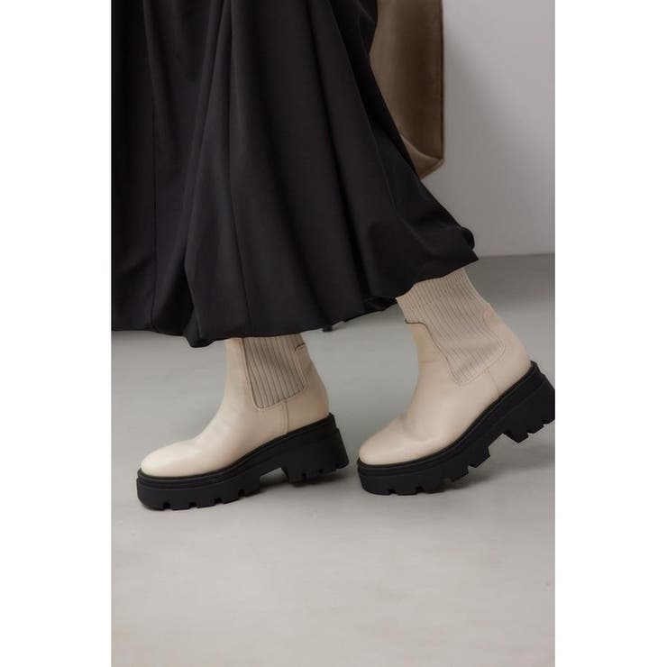 トラックソールソックスブーツ | AZUL BY MOUSSY | 詳細画像1 