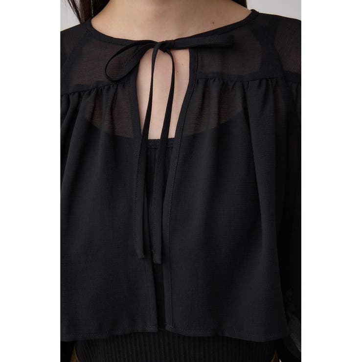 ボリュームギャザーショートボレロ | AZUL BY MOUSSY | 詳細画像19 