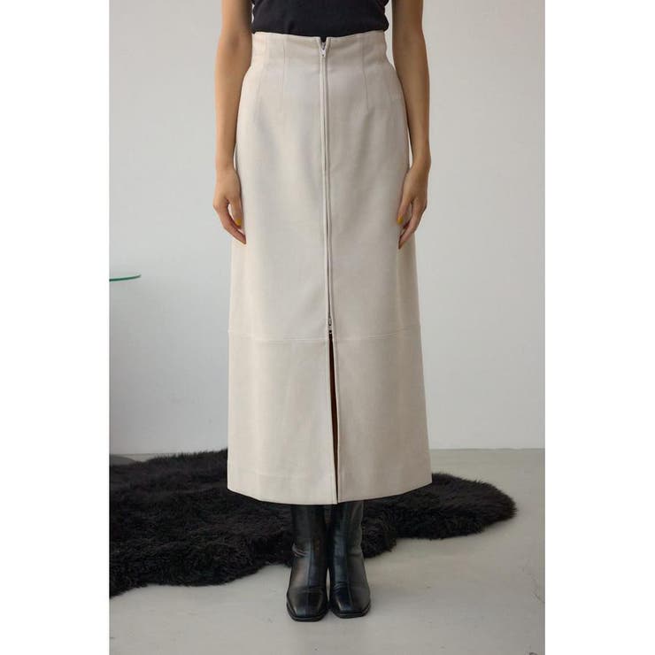 フェイクレザー/スエードジップタイトスカート | AZUL BY MOUSSY | 詳細画像5 