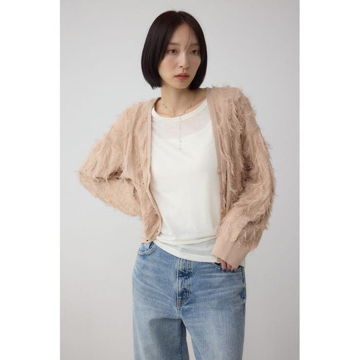 ランダムフリンジニットカーディガン | AZUL BY MOUSSY | 詳細画像23 