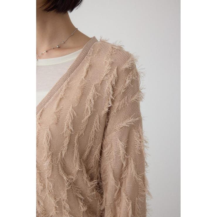 ランダムフリンジニットカーディガン | AZUL BY MOUSSY | 詳細画像29 