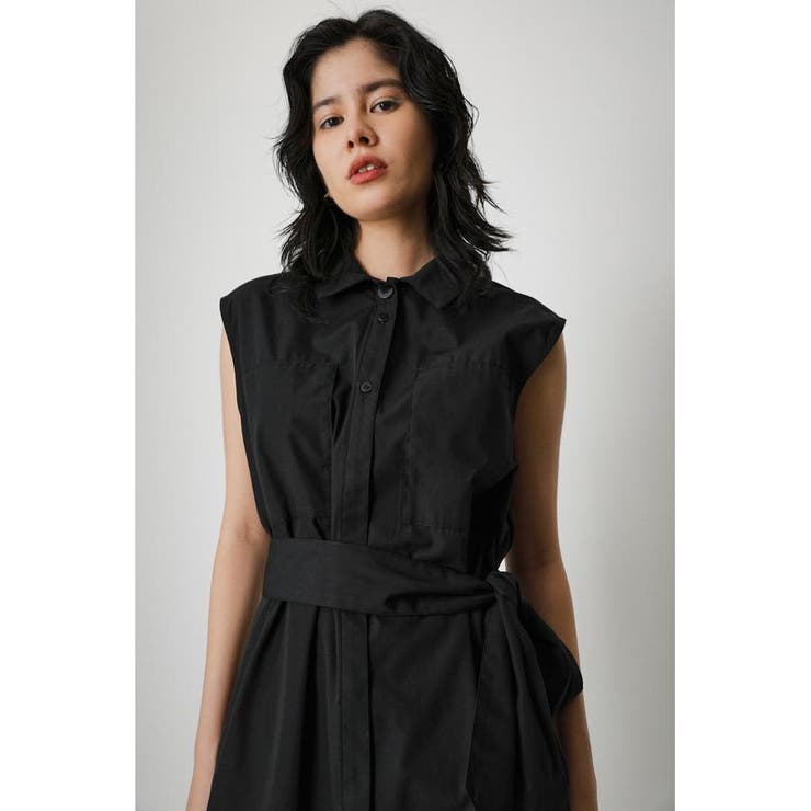 BLK | DESIGN POCKET DETAIL SHIRT | AZUL BY MOUSSY