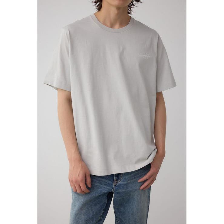 GRY | AZコットンロゴTシャツ | AZUL BY MOUSSY
