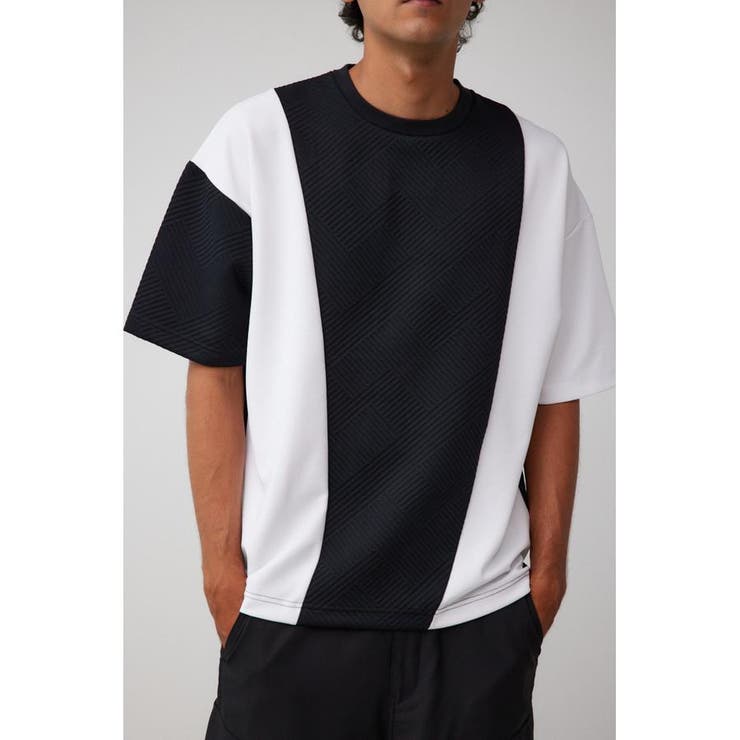 柄WHT5 | フクレジャガードスウィッチングトップス | AZUL BY MOUSSY