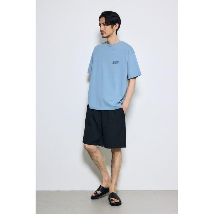 引き揃え天竺バックメッセージロゴTシャツ | AZUL BY MOUSSY | 詳細画像26 