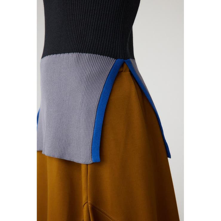 カラーブロッキングリブニット | AZUL BY MOUSSY | 詳細画像12 