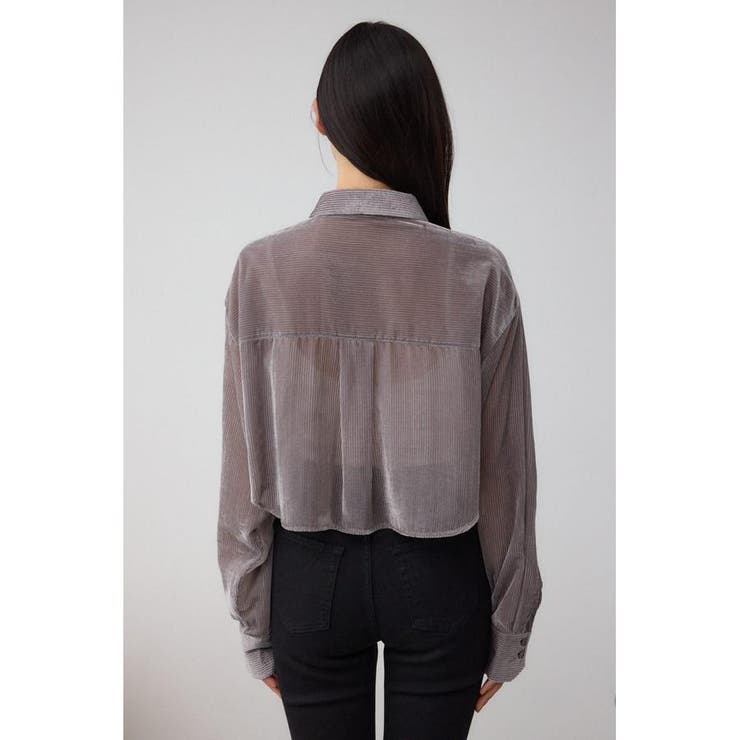 シアーコーデュロイ袖スリットボタンシャツ | AZUL BY MOUSSY | 詳細画像39 