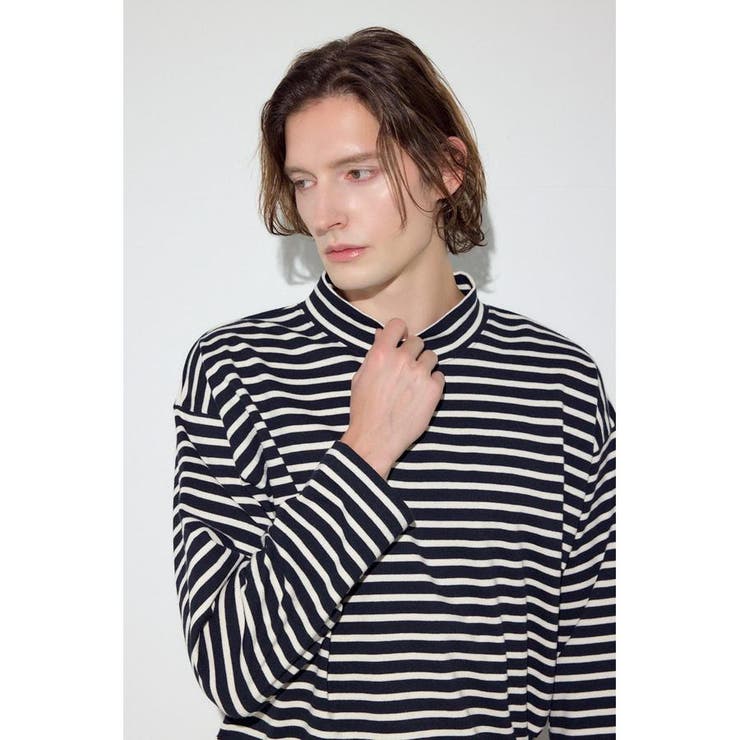 ボーダー長袖トップス | AZUL BY MOUSSY | 詳細画像13 