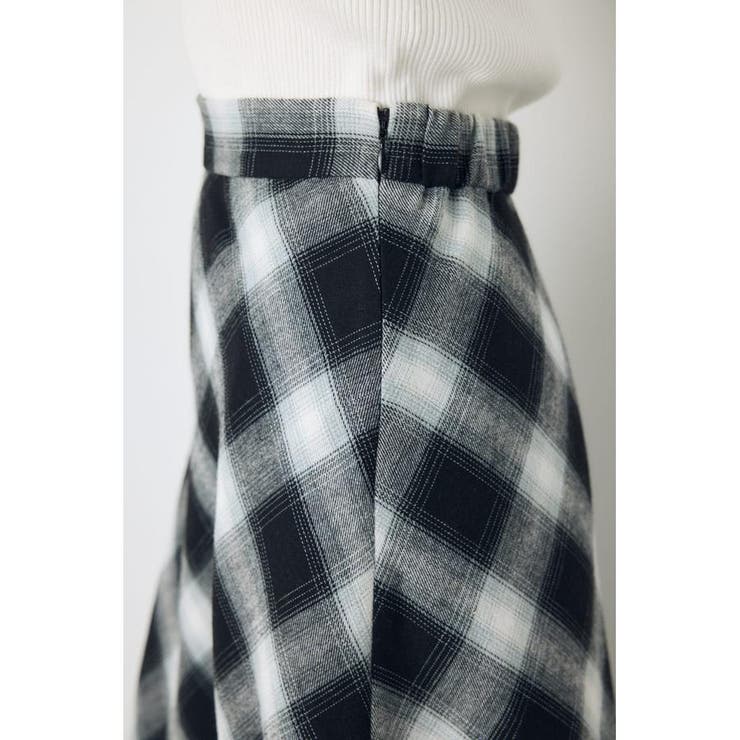 レースドッキングチェックバイアススカート | AZUL BY MOUSSY | 詳細画像12 