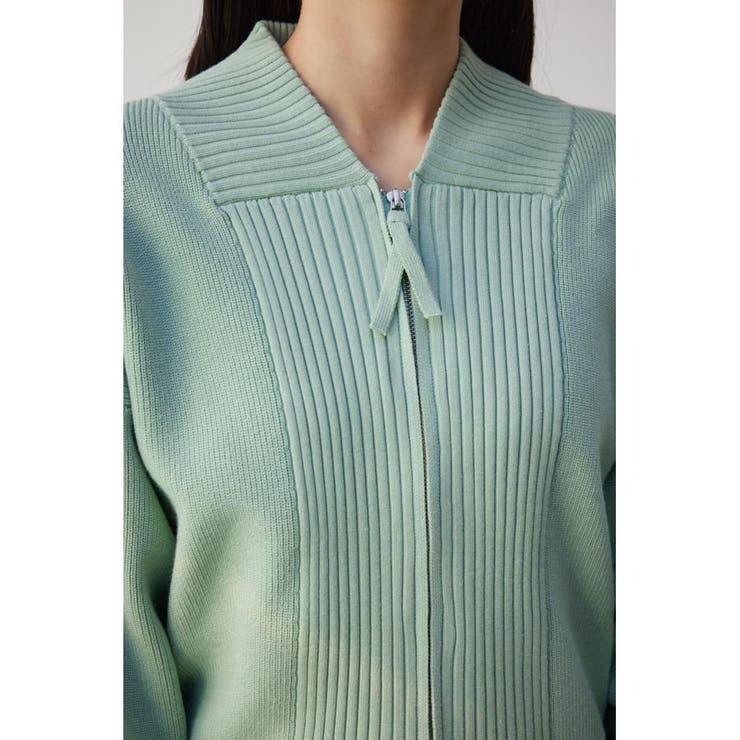 ジップアップニットブルゾン | AZUL BY MOUSSY | 詳細画像17 