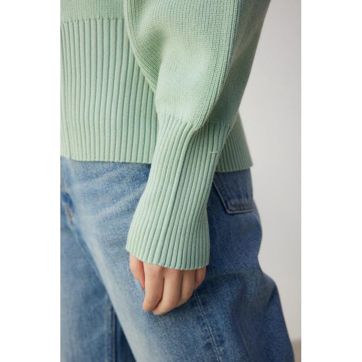 ジップアップニットブルゾン | AZUL BY MOUSSY | 詳細画像19 