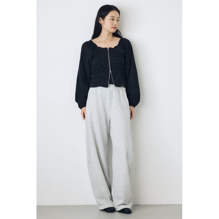 2WAYオフショルダブルジップドビーブラウス | AZUL BY MOUSSY | 詳細画像13 