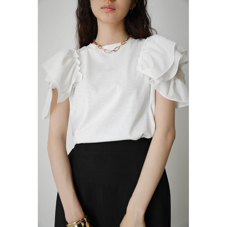 FRILL SHOULDER TOPS[品番：AZLW0020012]｜AZUL BY MOUSSY（アズール