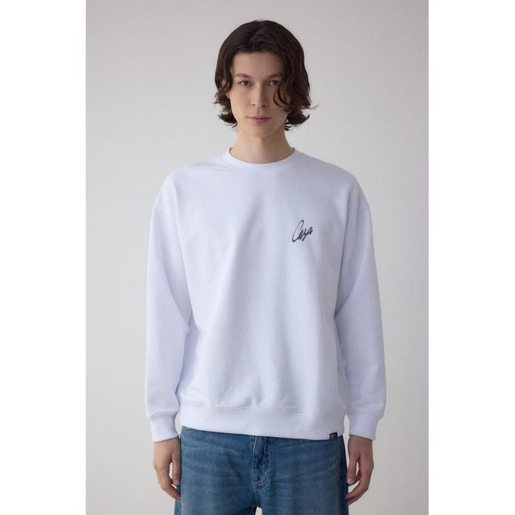 筆記体バックプリント裏毛トップス | AZUL BY MOUSSY | 詳細画像5 