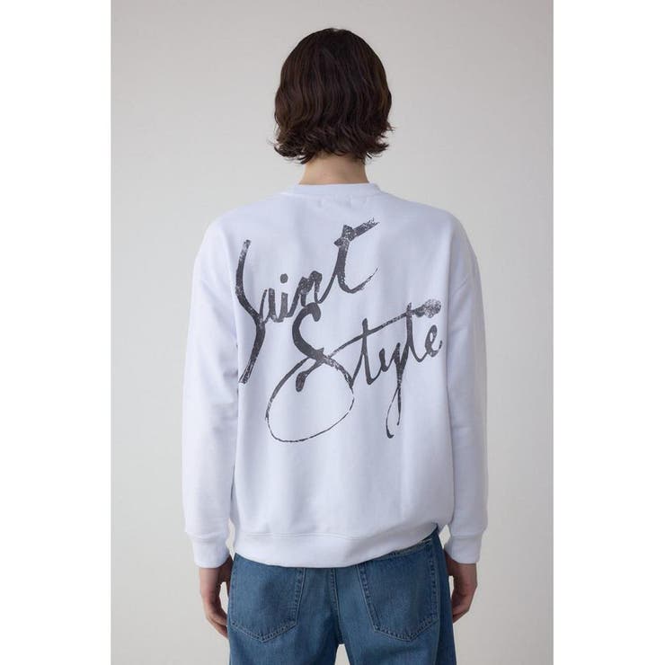 筆記体バックプリント裏毛トップス | AZUL BY MOUSSY | 詳細画像7 